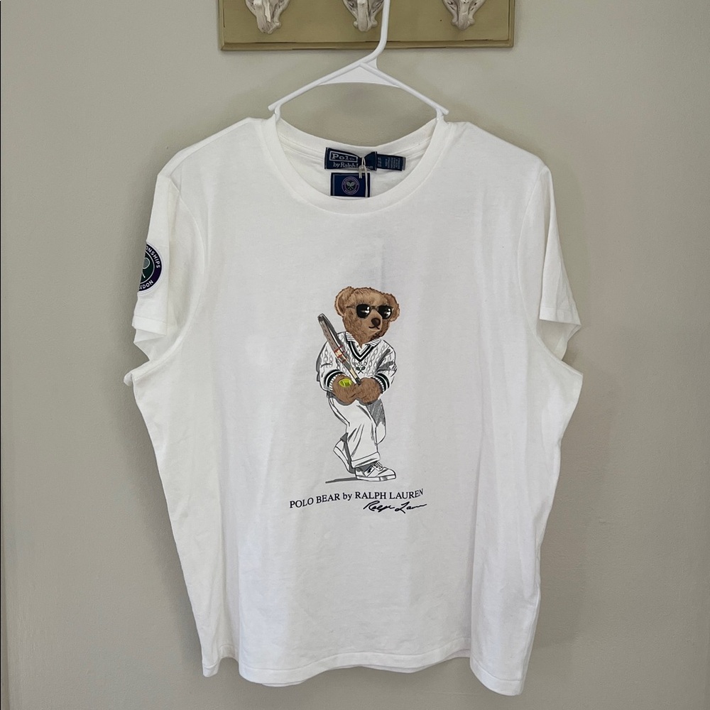 Ralph Lauren Polo Bear Wimbledon Tennis Graphic Tee